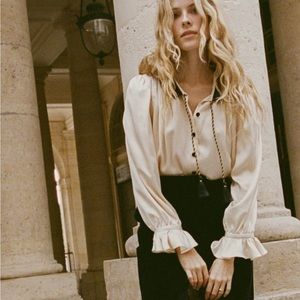 Brand new Doen Simone Top size XS pearl new arrival